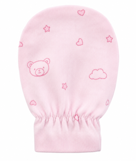 Soft Cotton Baby Mittens – Anti Scratch Newborn Gloves